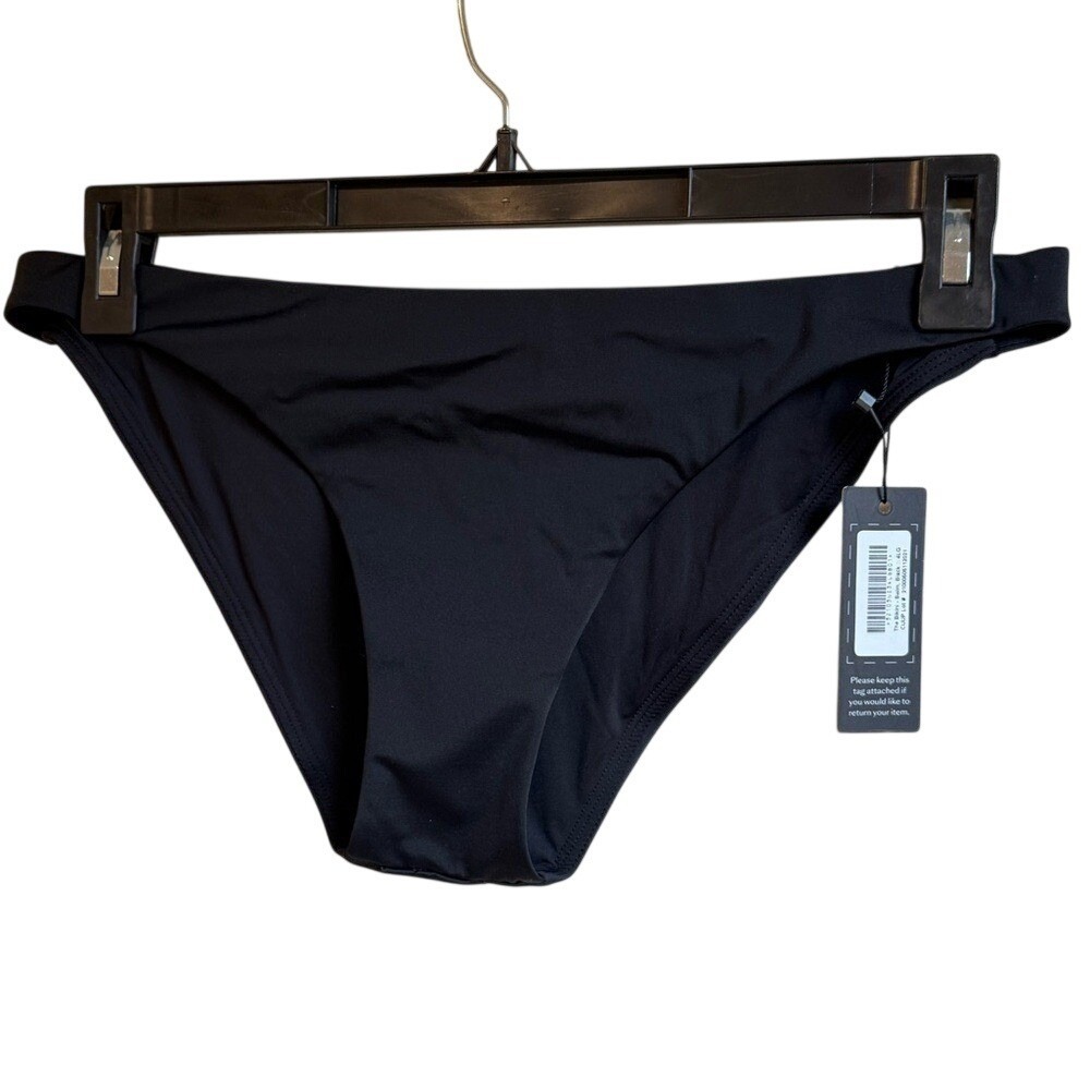 NWT CUUP Black Bikini Bottom size 4 (Large)